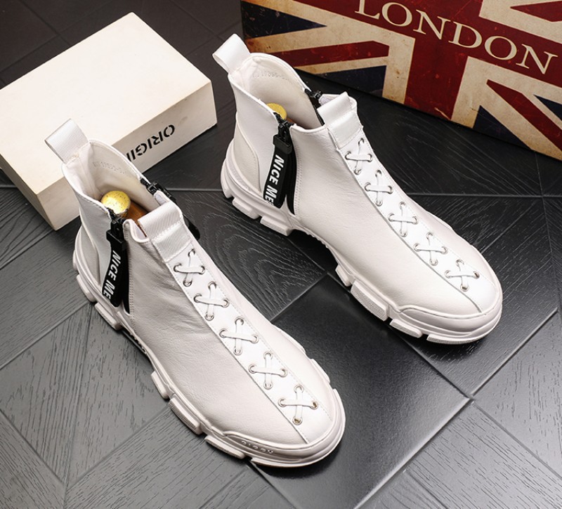 TOP Martin boots men warm leather boots fashion men high top shoes Korean version trend youth casual men shoes cowboy ankle boots V42, Black
TOP Martin boots men warm leather boots fashion men high top shoes Korean version trend youth casual men shoes cowboy ankle boots V42, Black