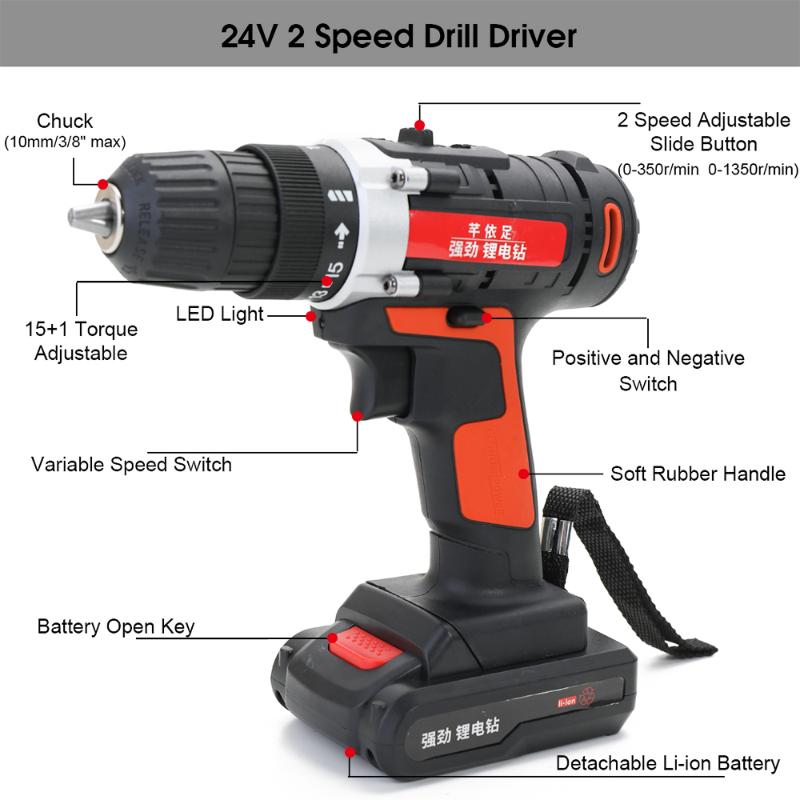 Home Ergonomics Design Mini Cordless Rechargeable Electric Drill Professional Detachable Lithium Battery Power Impact Drills
Home Ergonomics Design Mini Cordless Rechargeable Electric Drill Professional Detachable Lithium Battery Power Impact Drills