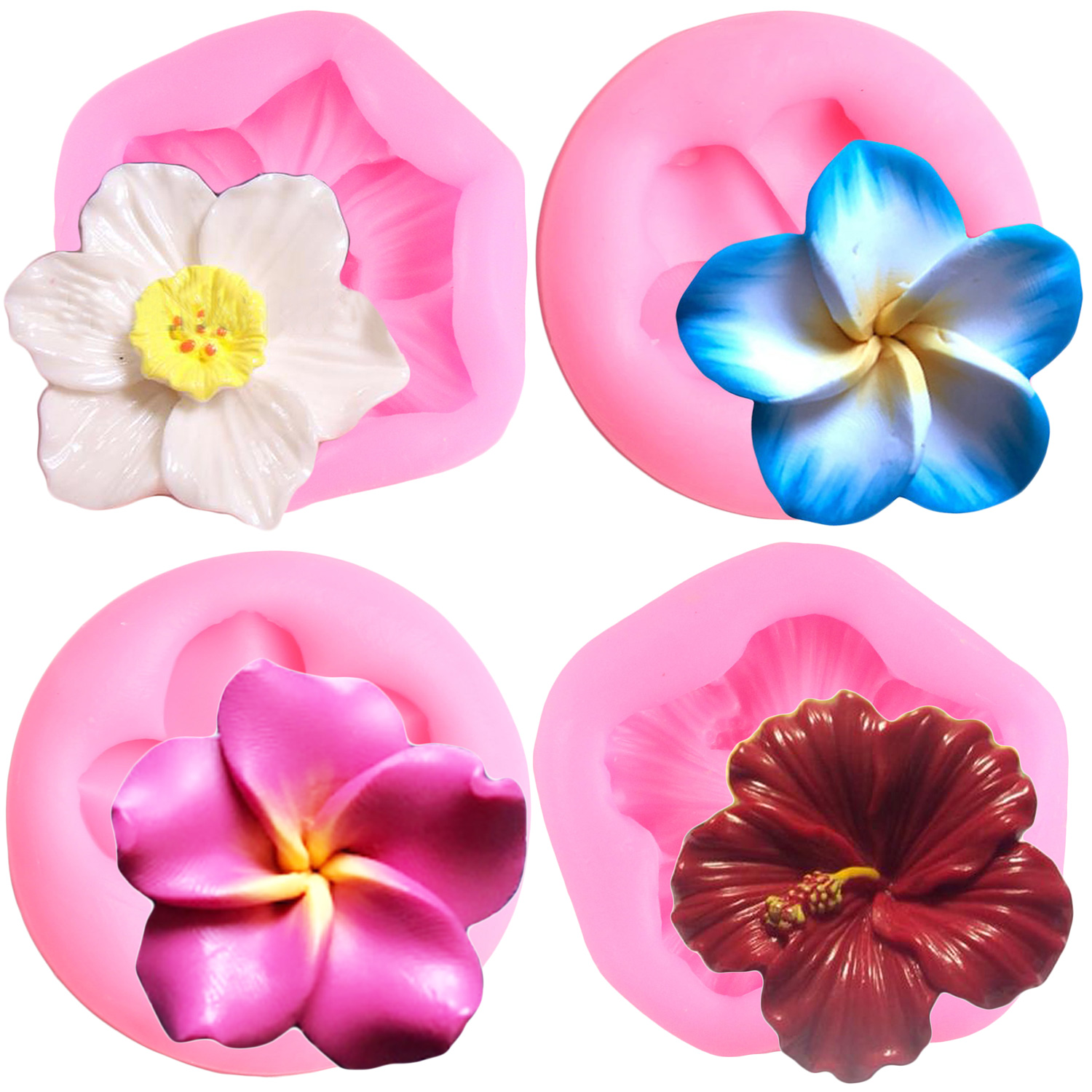 Plumeria Flower Silicone Molds Rose Cupcake Topper Fondant Mold DIY Wedding Cake Decorating Tools Candy Chocolate Gumpaste Mould
Plumeria Flower Silicone Molds Rose Cupcake Topper Fondant Mold DIY Wedding Cake Decorating Tools Candy Chocolate Gumpaste Mould