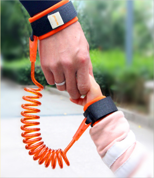 Children Anti Lost Strap Carriers Slings Backpacks Child Kids Safety Wrist Link 1.5m Outdoor Parent Baby Leash Band Toddler Harness 4 Colors M1281