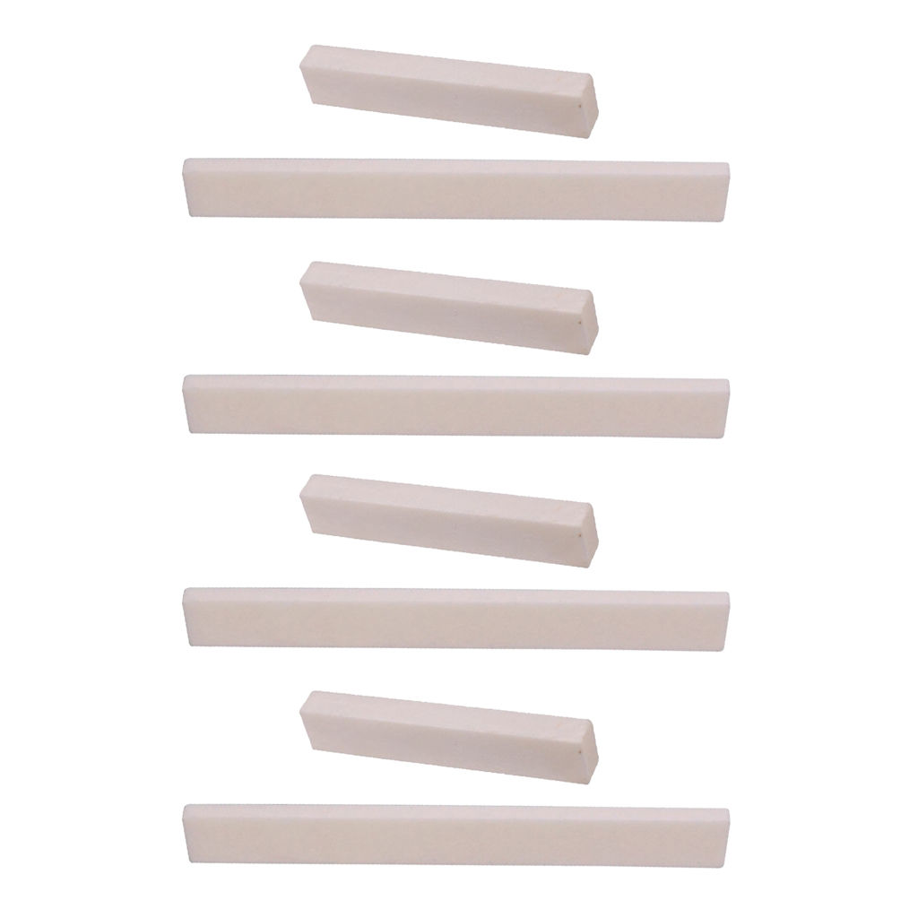 8x DIY Bone Guitar Nuts Saddle For Electric Bass Acoustic Guitar Mandolin Banjo
8x DIY Bone Guitar Nuts Saddle For Electric Bass Acoustic Guitar Mandolin Banjo