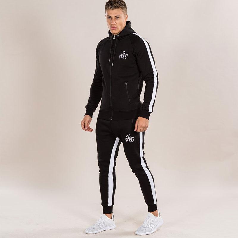 Men Sets Fashion Long Sleeve Slim Sweat Suits Hoodies Tracksuit Sweatshirt Two Piece Trousers Male Jacket and Pants Exercise Hot Sale, Color 2
Men Sets Fashion Long Sleeve Slim Sweat Suits Hoodies Tracksuit Sweatshirt Two Piece Trousers Male Jacket and Pants Exercise Hot Sale, Color 2