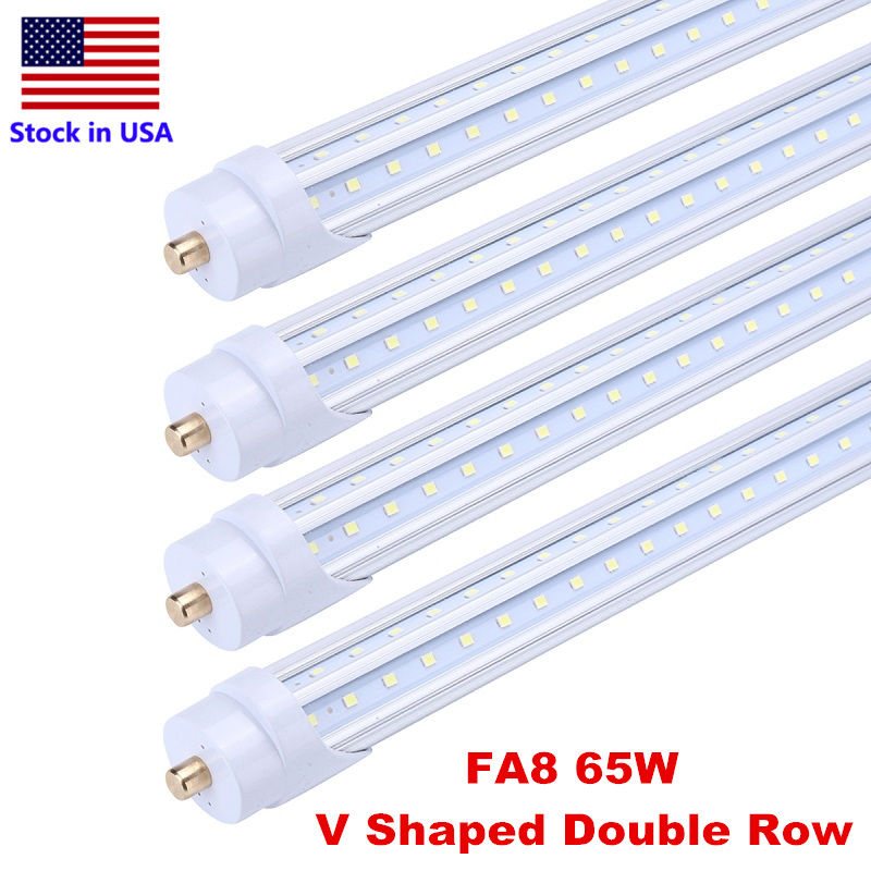 LED Tubes 8ft FA8 Single Pin T8 8foot Tube 65W 8 feet Fluorescent Tubes Lamp LED Shop Lights