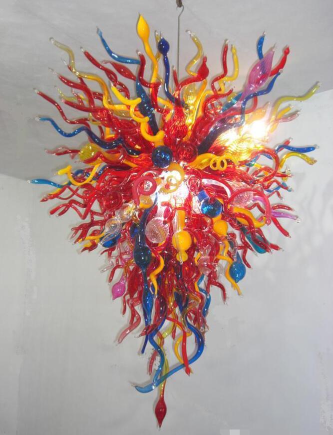 Lamps Elegance Style 100% Handmade Blown Chandeliers House Decor Multicolor AC 110V-240V Top Design European Crystal Chandelier for Sale
Lamps Elegance Style 100% Handmade Blown Chandeliers House Decor Multicolor AC 110V-240V Top Design European Crystal Chandelier for Sale
