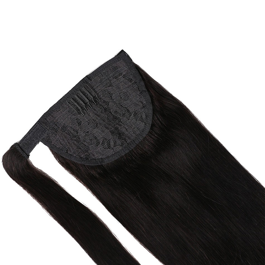 9A Ponytail Claw Clip Hair Extensions 100% Virgin Brazilian Peruvian Malaysian Indian Remy Human Straight Hair Horsetail Color 1B Blonde 613