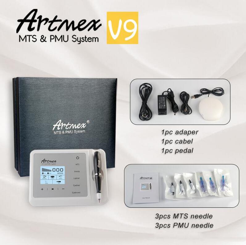 New Artmex MTS&PMU permanent makeup pen Professional Eyebrow Eyeliner Lips Artmex V9 digital Permanent Makeup Tattoo Tools