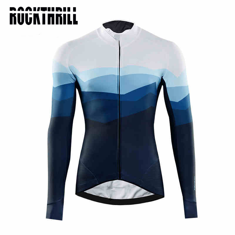 Rockthrill 2020 Cycling Jersey Winter Thermal Fleece Bicycle Cycling Jersey long sleeve Jacket Warm Winter Moutain Bike Clothing, White blue
Rockthrill 2020 Cycling Jersey Winter Thermal Fleece Bicycle Cycling Jersey long sleeve Jacket Warm Winter Moutain Bike Clothing, White blue