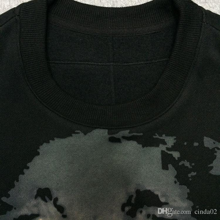 New Autumn Winter Fashion Brand Men Hoodies Casual Hoodie Male Fleece DOG Head Printed Mens long sleeve shirts