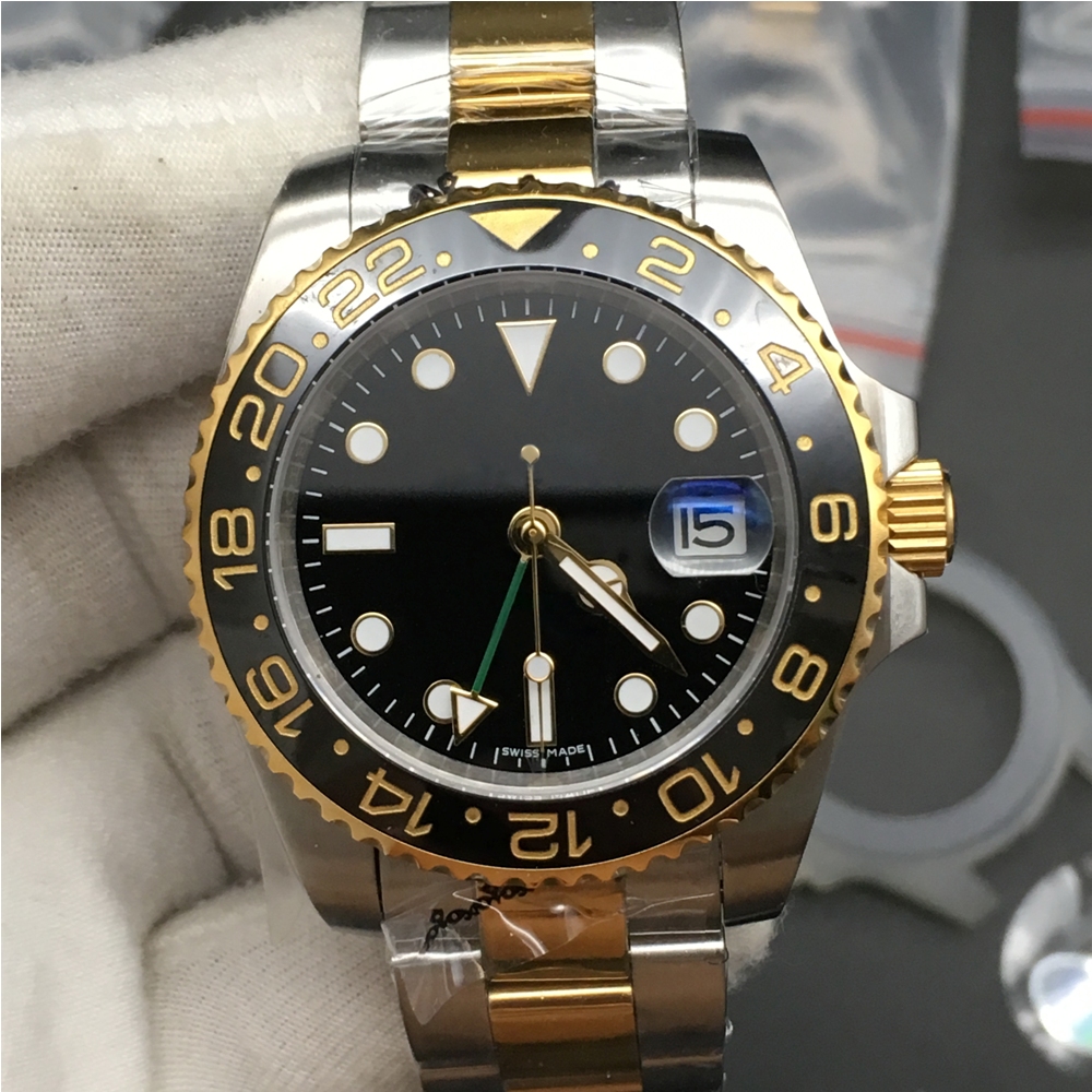 Newest Dials 4 Colors Watches Men 116713 126711 Gold Ceramic Bezel Sapphire Automatic GMT Movement Limited Wristwatch Jubilee Master 40mm, M126715chnr
Newest Dials 4 Colors Watches Men 116713 126711 Gold Ceramic Bezel Sapphire Automatic GMT Movement Limited Wristwatch Jubilee Master 40mm, M126715chnr