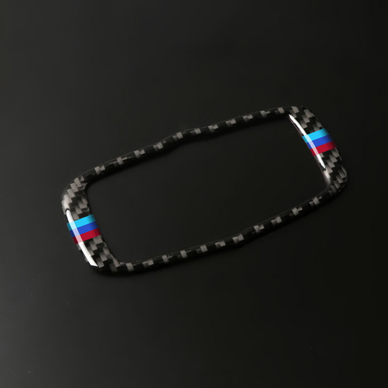 Carbon Fiber accessories Interior Headlight switch Frame trim For BMW e60 5 series 2008 2009 2010 Car Styling