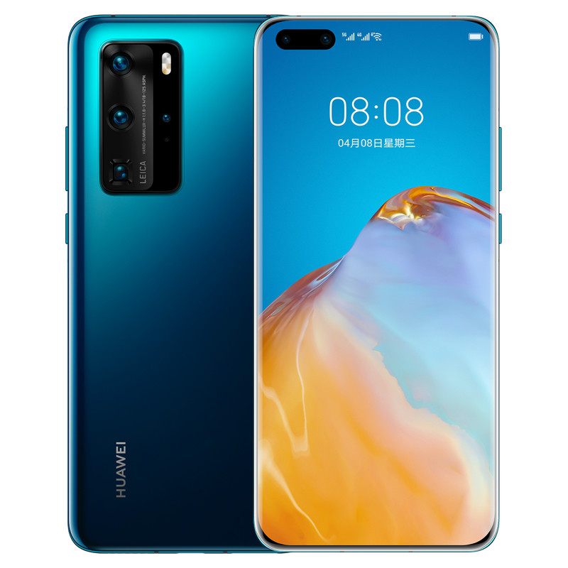 Original Huawei P40 Pro 5G Mobile Phone 8GB RAM 256GB 512GB ROM Kirin 990 Octa Core 50.0MP NFC HarmonyOS 6.58" OLED Full Screen Fingerprint ID Wa