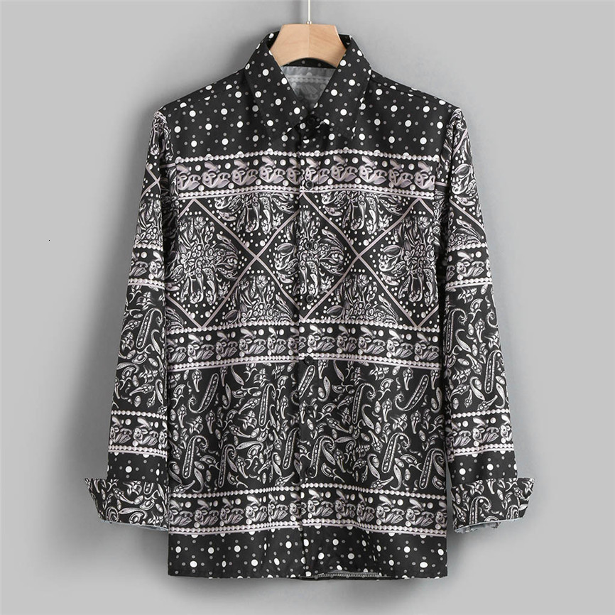 Mens Shirts Autumn Fashion Casual Long Sleeve Beach Top Loose Casual Shirt Blouse High Quality Soft Comfortable Males Shirt