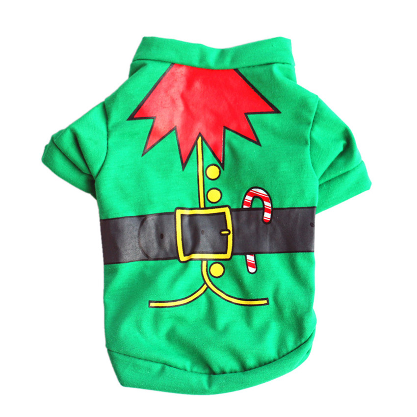 Christmas vest for dogs Fashionable Festival costumes winter warm comfortable pet clothes Four styles of cotton t-shirts A07