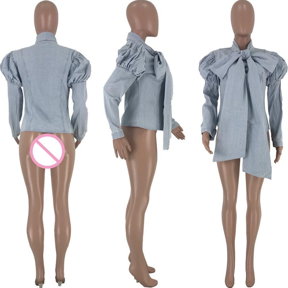 Streetwear Women Sexy Bowknot Puff Sleeve Blouse Long Sleeve Tops Bow Blue Denim Blouse Loose Shirts
Streetwear Women Sexy Bowknot Puff Sleeve Blouse Long Sleeve Tops Bow Blue Denim Blouse Loose Shirts