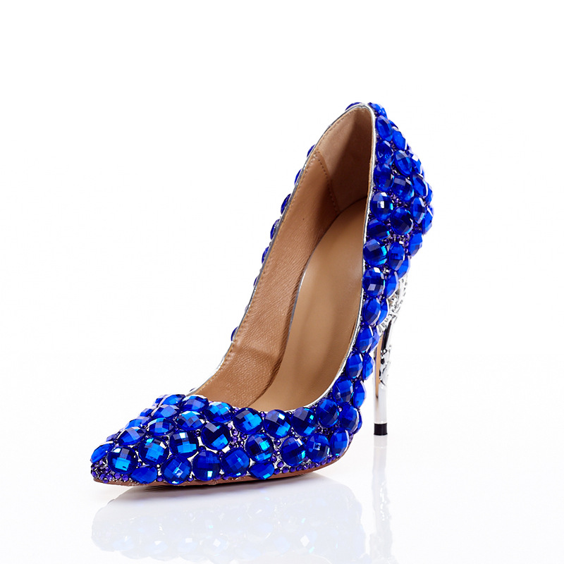 Hot Sale-fashion faux blue crystal Genuine leather pumps seahorse high heel shoes Pointed toe pumps big size rhinestone wedding shoes zyG02
Hot Sale-fashion faux blue crystal Genuine leather pumps seahorse high heel shoes Pointed toe pumps big size rhinestone wedding shoes zyG02