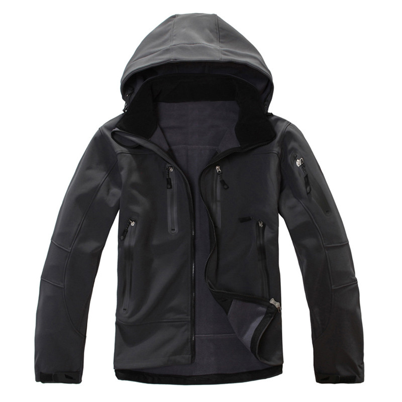 2019 Waterproof Softshell Jacket Men' Windbreaker Breathable Fleece Warm Rain Coat Outdoor Camping mammoths Hunting Jackets, Black
2019 Waterproof Softshell Jacket Men' Windbreaker Breathable Fleece Warm Rain Coat Outdoor Camping mammoths Hunting Jackets, Black