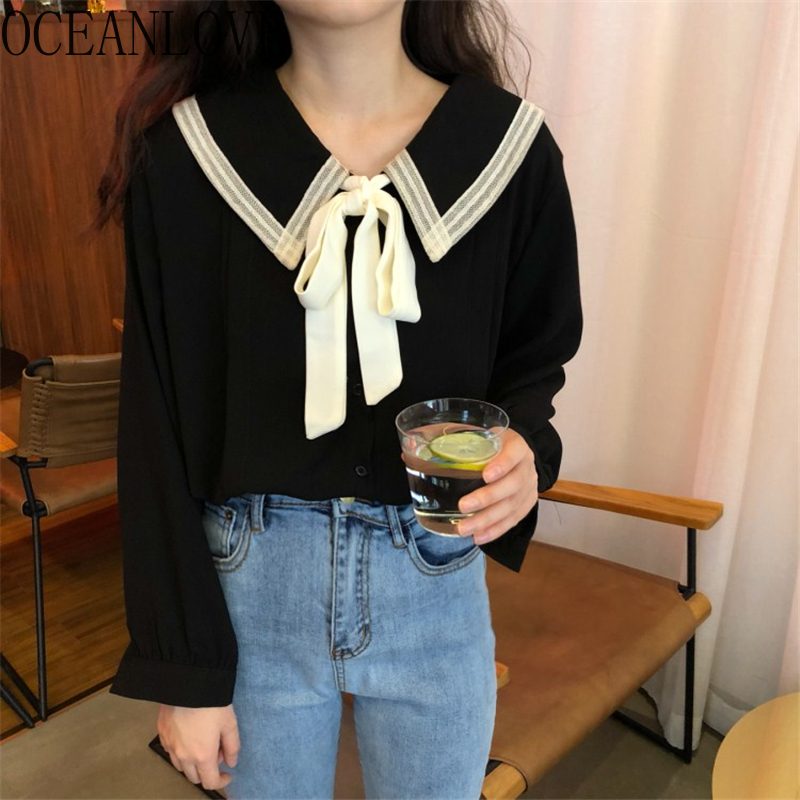 OCEANLOVE 2020 Chiffon Blouses Women Bow Sweet Student Korean Fashion Shirts Ins Solid Bow Spring 2020 Blusas Ins Tops 15071, Beige
OCEANLOVE 2020 Chiffon Blouses Women Bow Sweet Student Korean Fashion Shirts Ins Solid Bow Spring 2020 Blusas Ins Tops 15071, Beige