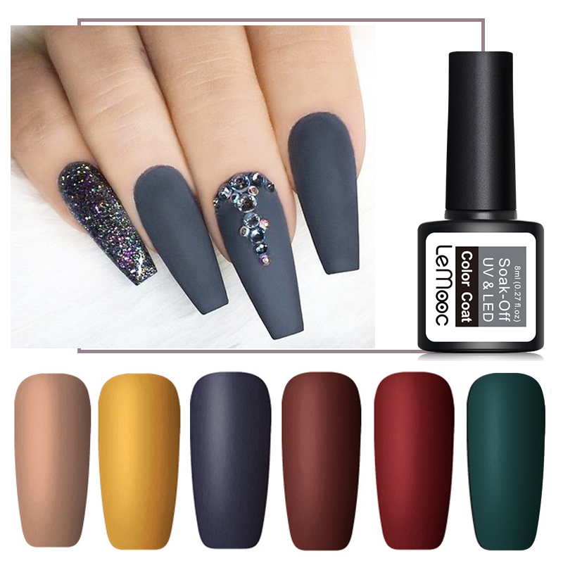 Nail Gel LEMOOC 8ml Matte Top Coat Color UV Polish Semi Permanent Soak Off Varnish Art Paint For Nails Manicure, 5ml color gel
Nail Gel LEMOOC 8ml Matte Top Coat Color UV Polish Semi Permanent Soak Off Varnish Art Paint For Nails Manicure, 5ml color gel