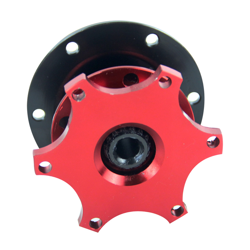 Car Steering Wheel Quick Release Hub Boss Kit Quick Release Steering Wheel Adapter For 6 Hole Steering Wheel Hub