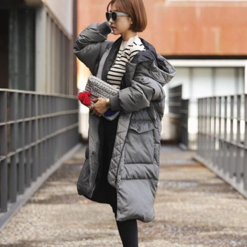Fashion Solid Color Hood Long-sleeved Pocket Dark Buckle Loose Plus Cotton Clothing Woman Casual Fashion Tide Winter New TV299, Black
Fashion Solid Color Hood Long-sleeved Pocket Dark Buckle Loose Plus Cotton Clothing Woman Casual Fashion Tide Winter New TV299, Black