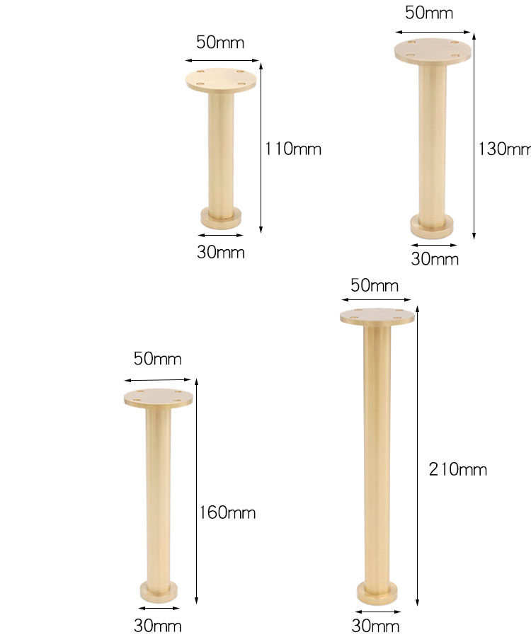 brass furniture leg furniture foot bed TV cabinet bracket coffee table sofa Decorative legs bookcase support leg hardware part
