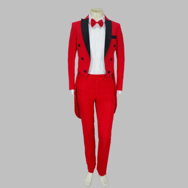 acket + pants new Red and white Tuxedo suit luxury personality suits male party blazers men wedding suit men fashion slim coat, Black
acket + pants new Red and white Tuxedo suit luxury personality suits male party blazers men wedding suit men fashion slim coat, Black