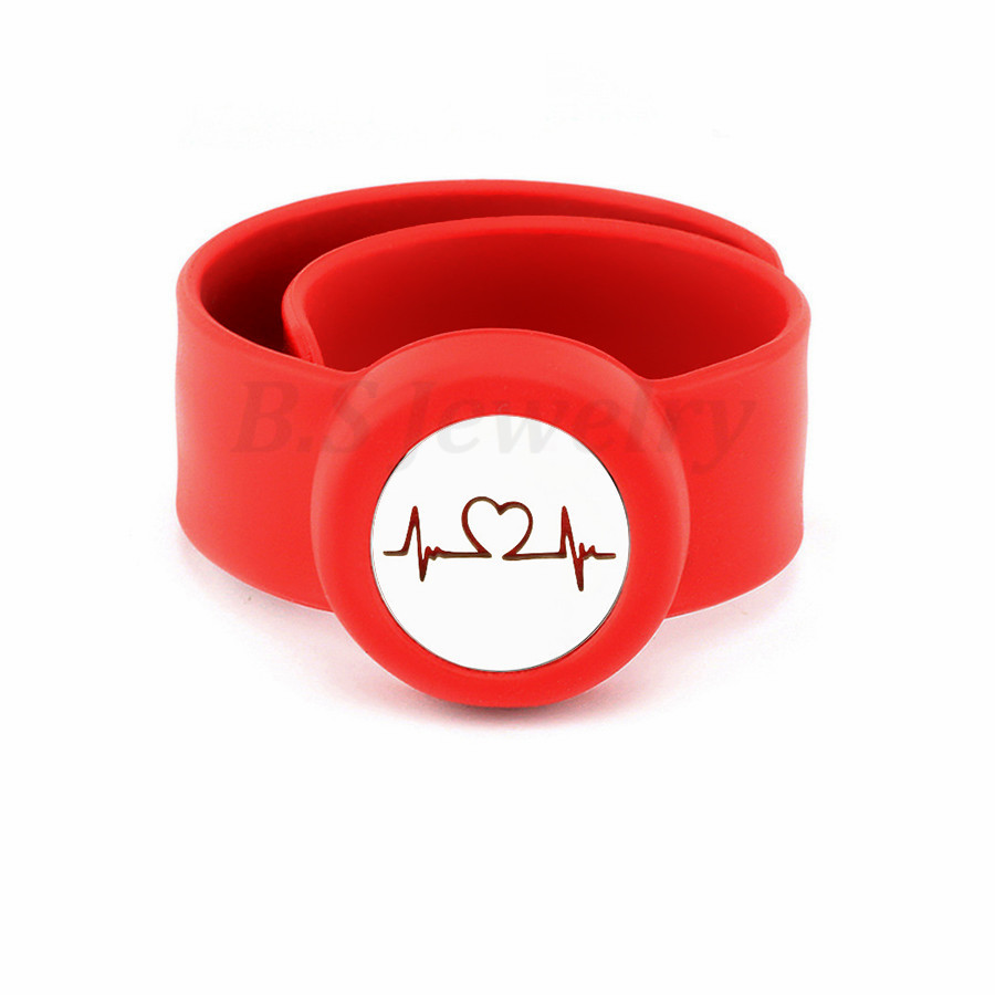 heart beat Kids Adjustable Mosquito Repellent Bracelet Essential Oil Diffuser Perfume Children Silicone Bracelet, Silver
heart beat Kids Adjustable Mosquito Repellent Bracelet Essential Oil Diffuser Perfume Children Silicone Bracelet, Silver