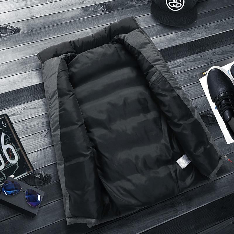 FALIZA New Mens Jackets Sleeveless Vest Winter Men's Warm Down Vest Homme Casual Thicken Waistcoat Chalecos Para Hombre 4XL MJM T190828