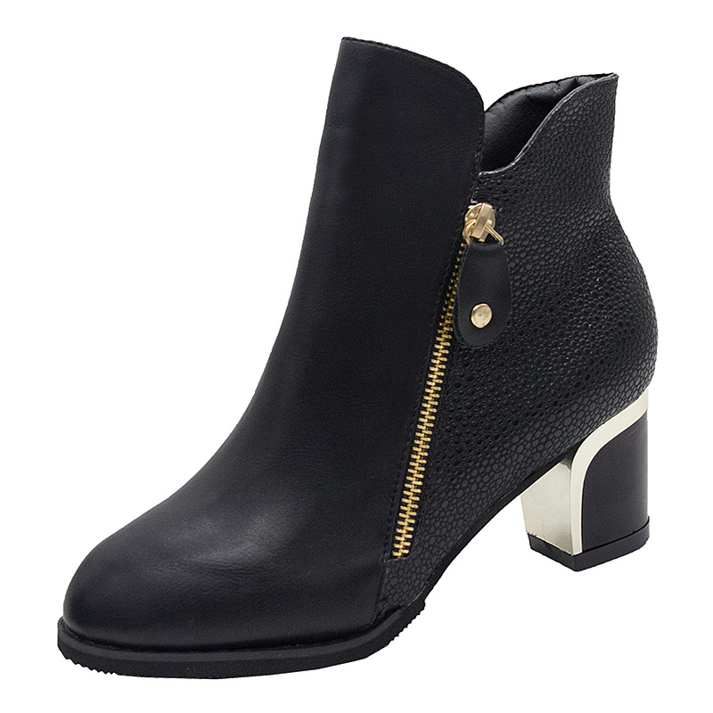 2019 New Women's High Heels boots Pu Shoes woman Round head Solid Color Side zipper fashion Women's Winter boots Size 35-43, Red
2019 New Women's High Heels boots Pu Shoes woman Round head Solid Color Side zipper fashion Women's Winter boots Size 35-43, Red