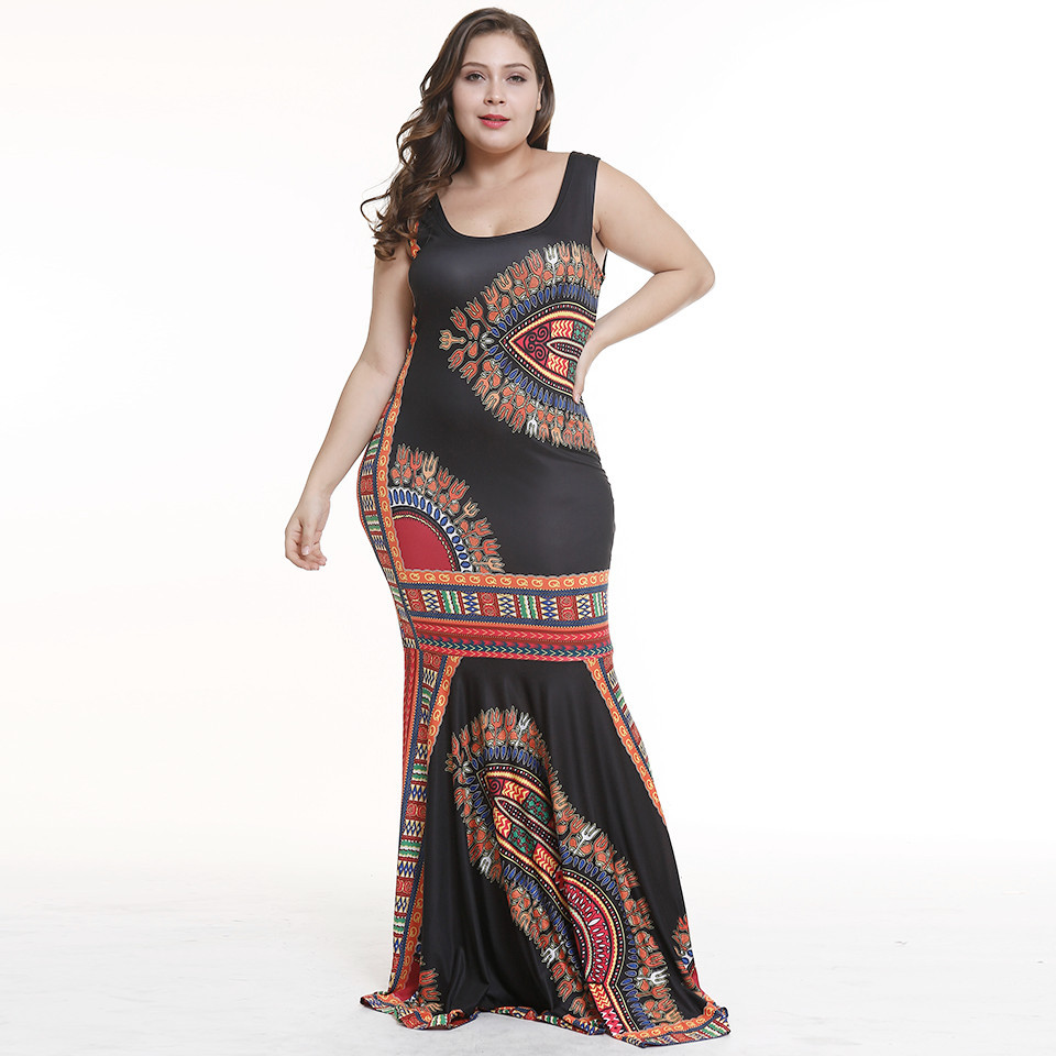 hot sale Beach Tunics Print Beach Dress Swimwear Large Size Beachwear Cover ups Printed slim dress Robe de Plage Saida de Praia