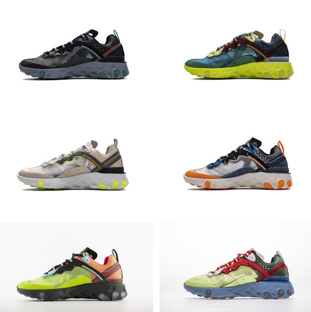 2020 Bred React Vision Shoes React Element 55 87 Running Shoes Hyper Blue Black Iridescent Triple White Game Royal Breathable Sports Sneaker
2020 Bred React Vision Shoes React Element 55 87 Running Shoes Hyper Blue Black Iridescent Triple White Game Royal Breathable Sports Sneaker