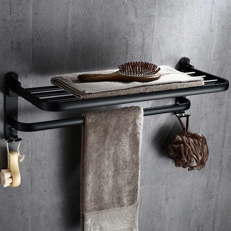 Black towel rack space aluminium racks elegant black towel rack hotel bathroom pendant set bar wall mount/ free punch, 39cm
Black towel rack space aluminium racks elegant black towel rack hotel bathroom pendant set bar wall mount/ free punch, 39cm