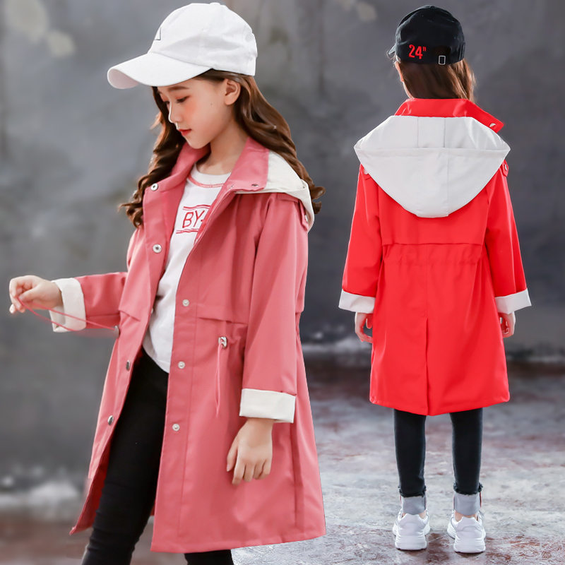 Girls trench coats kids windbreaker spring autumn new teenage long coats outerwear for children clothes 5 7 9 11 13 Year
Girls trench coats kids windbreaker spring autumn new teenage long coats outerwear for children clothes 5 7 9 11 13 Year
