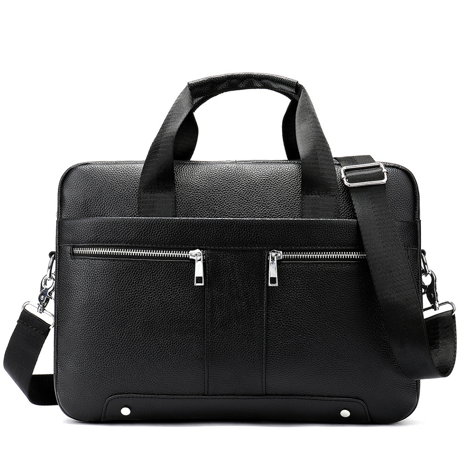 Men Briefcase Genuine Leather Bag High Quality Shoulder Messenger Bags Cowhide Business Laptop Bag Leather Briefcases, Black briefcase
Men Briefcase Genuine Leather Bag High Quality Shoulder Messenger Bags Cowhide Business Laptop Bag Leather Briefcases, Black briefcase