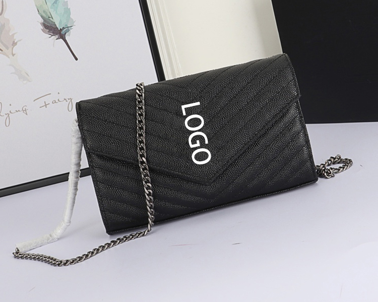 Caviar Leather High Quality Brand Designer Purse Women Luxury Chain Bags Luxury Purse Fashion Shoulder Bags Message Bags 1740, Beige
Caviar Leather High Quality Brand Designer Purse Women Luxury Chain Bags Luxury Purse Fashion Shoulder Bags Message Bags 1740, Beige
