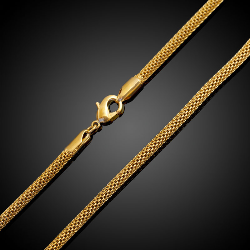 2019 Mens Hip Hop Punk Jewelry Fashion Stainless Steel gold color Mesh Chain Necklaces Pendants Men Jewelry Necklace Male
2019 Mens Hip Hop Punk Jewelry Fashion Stainless Steel gold color Mesh Chain Necklaces Pendants Men Jewelry Necklace Male