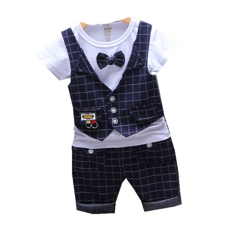 New Summer Children Gentleman Clothing Baby Boys Lattice T Shirt Shorts 2Pcs/sets Kids Infant Clothes Toddler Casual Tracksuit, Ksb 1987majia s gray
New Summer Children Gentleman Clothing Baby Boys Lattice T Shirt Shorts 2Pcs/sets Kids Infant Clothes Toddler Casual Tracksuit, Ksb 1987majia s gray