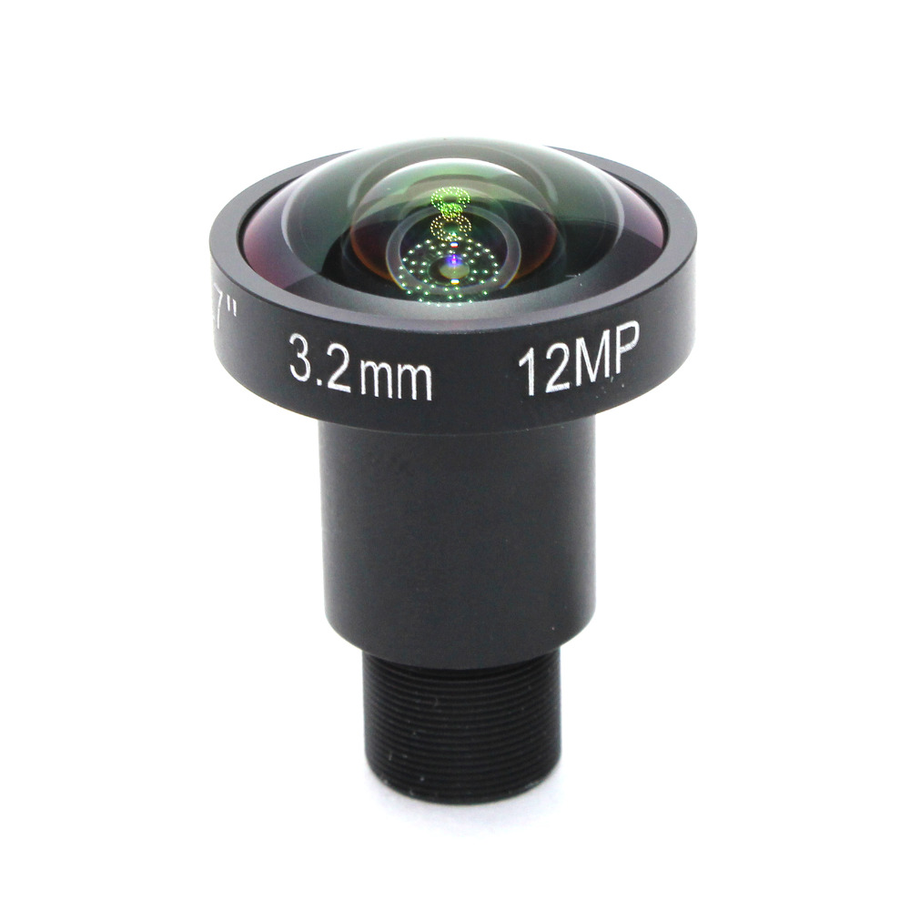 12Megapixel (4K Lens) Fixed M12 Lens 3.2mm Fisheye lens 160 Degree For 4K IP CCTV camera or 4K Sport Action DV
12Megapixel (4K Lens) Fixed M12 Lens 3.2mm Fisheye lens 160 Degree For 4K IP CCTV camera or 4K Sport Action DV