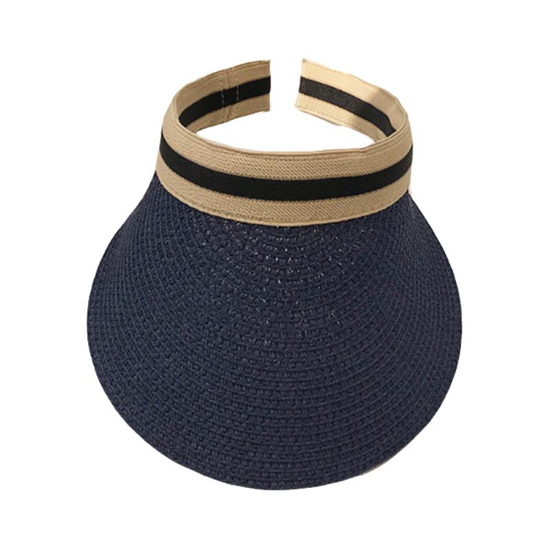 Visors Empty Top Straw Hat Peaked Cap Outdoor Beach Sun Solid Color Weave, Black
Visors Empty Top Straw Hat Peaked Cap Outdoor Beach Sun Solid Color Weave, Black