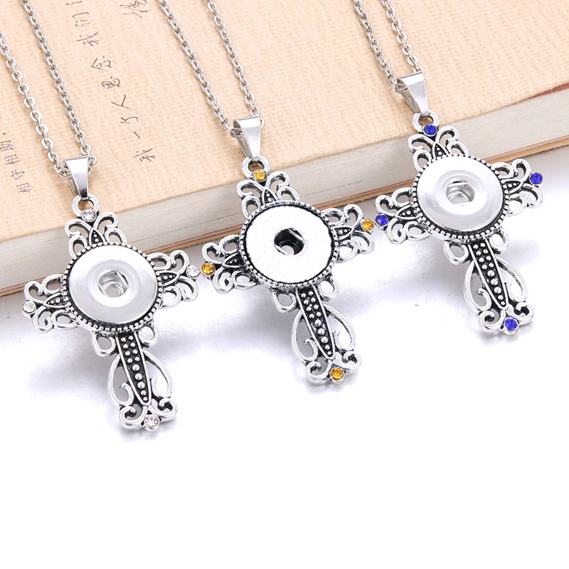 Boom Life NEW Trendy Faith Cross Style Snap Necklace & Pendant With Link Chain Fit 18mm Snap Button Jewelry For Women 3044
Boom Life NEW Trendy Faith Cross Style Snap Necklace & Pendant With Link Chain Fit 18mm Snap Button Jewelry For Women 3044