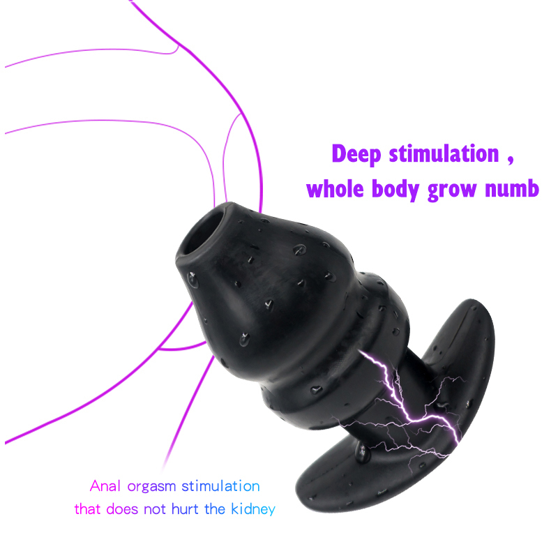 Electro Prostate Massager Silicone Butt Plug Multifunction Anal Beads For Man Women Dildo Masturbator Anal Extender Sex Toys Y190716