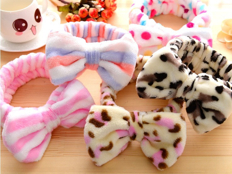 Women Soft Coral Fleece Headbands Elastic Hairbands Bowknot Leopard Dots Stripe Print For Girls SPA Bath Shower Headwear Turban
Women Soft Coral Fleece Headbands Elastic Hairbands Bowknot Leopard Dots Stripe Print For Girls SPA Bath Shower Headwear Turban
