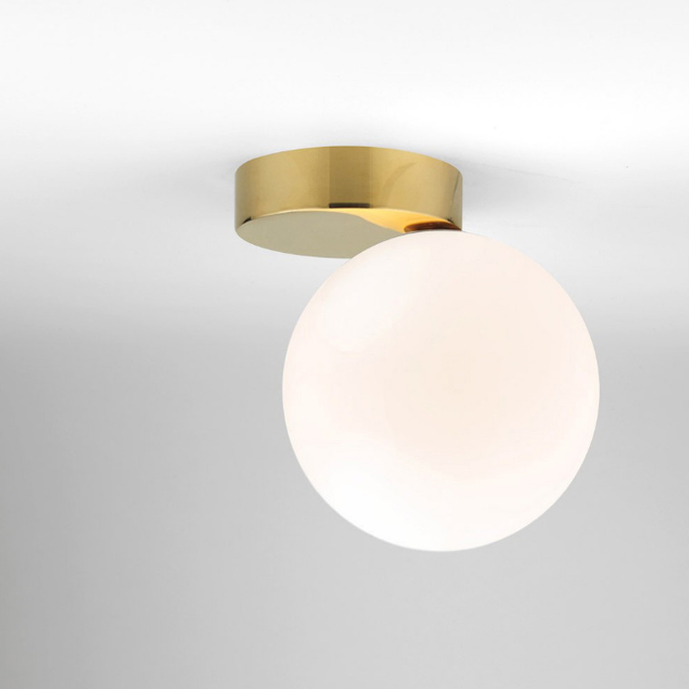Modern Glass Wall Lamp Led Wall Sconce For Living Room Bedroom Wall Light Milk White Global Glass Lampshade Glass Ball Lighting
