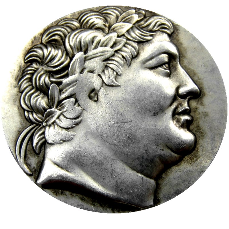 G(17) Superb Ancient Greek Silver Tetradrachm Coin of King Attalos of Pergamon - 241BC Copy Coins
G(17) Superb Ancient Greek Silver Tetradrachm Coin of King Attalos of Pergamon - 241BC Copy Coins