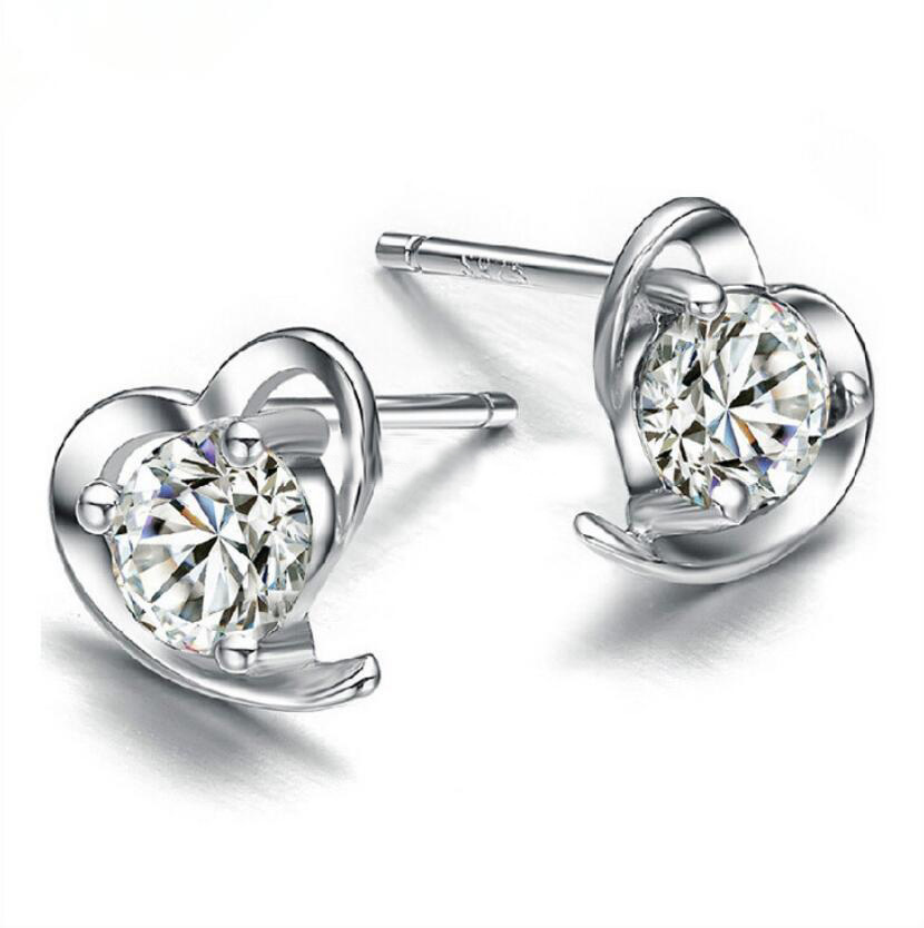 Romatic 925 Sterling Silver Little Love Heart Shaped with Austrian Crystal Stud Earrings for Women Girl Lovely Zircon Earrings Party gift
Romatic 925 Sterling Silver Little Love Heart Shaped with Austrian Crystal Stud Earrings for Women Girl Lovely Zircon Earrings Party gift