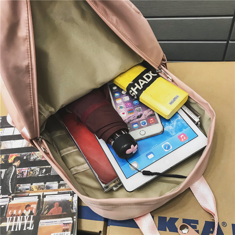 DCIMOR New Large Capacity Backpacks Waterproof nylon Ring portable backpack School bag for Teenage Girls Mochila Female Daypack