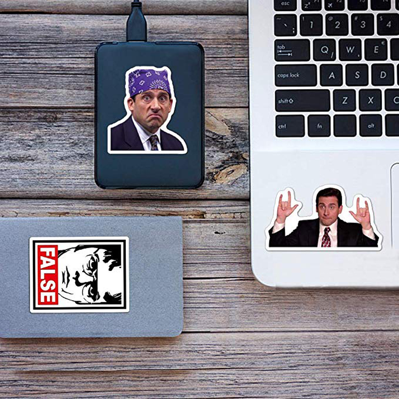 The Office Stickers Pack of 50 Pcs Funny paster for Water Bottle Cars Motorcycles Laptop Computer Sticker