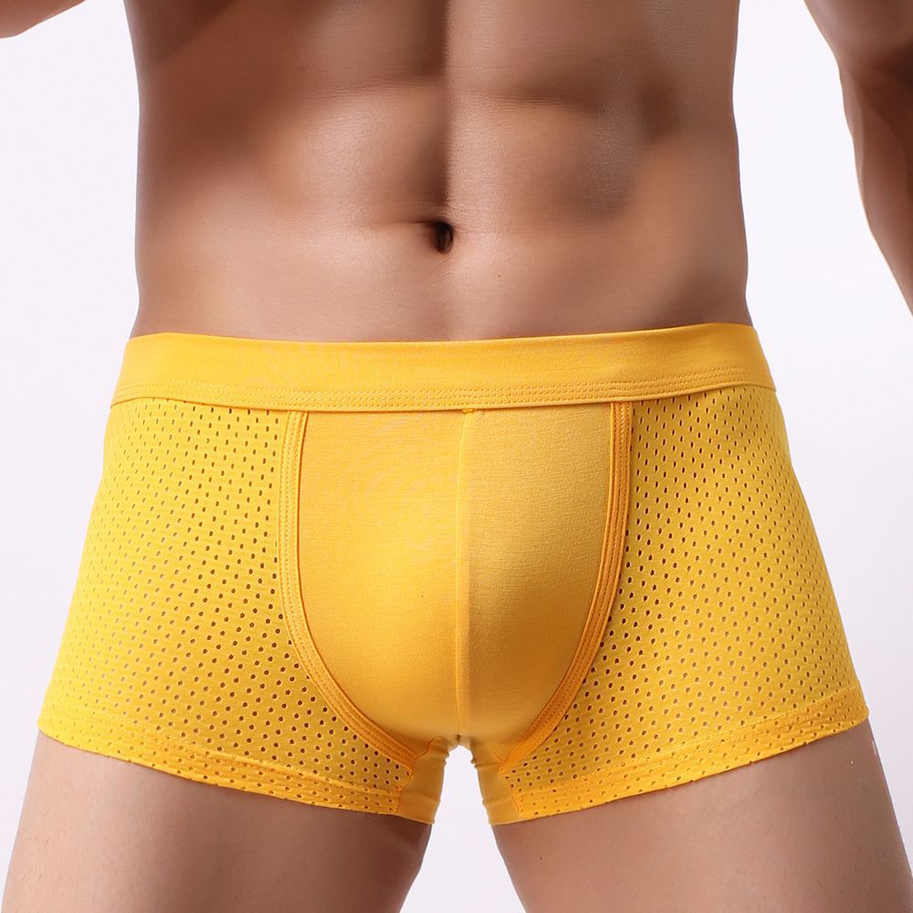 Breathable Quick Dry Flat Boxers Underwears Men Mesh Hollow Plus Size Solid Male Elastic Waist Underpants Underwear, White
Breathable Quick Dry Flat Boxers Underwears Men Mesh Hollow Plus Size Solid Male Elastic Waist Underpants Underwear, White