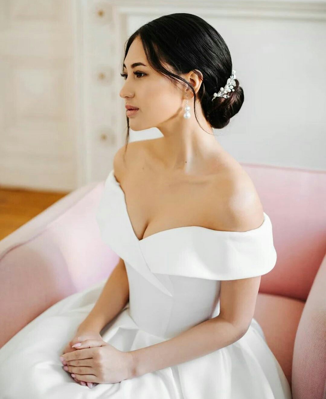Country Wedding Dresses Off The Shoulder Satin Cheap Boho Bridal Dress A e Custom Made Sweep Train Vestidos De Novia