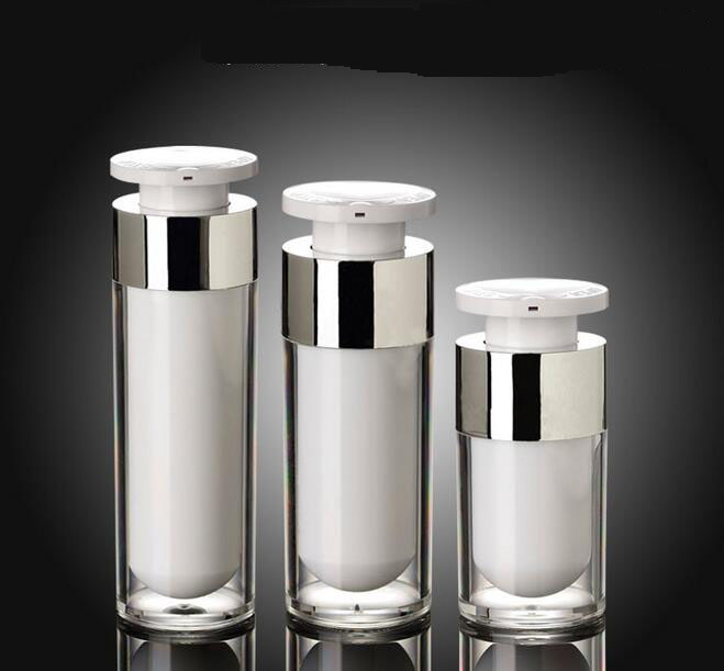 15/30/50ml lock head acrylic airless vacuum pump lotion bottle used for serum/lotion/emulsion/foundation Cosmetic Container
15/30/50ml lock head acrylic airless vacuum pump lotion bottle used for serum/lotion/emulsion/foundation Cosmetic Container